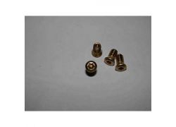 R-DE-250-1 Kaasuläpän ruuvi, messinkiä, linssikanta